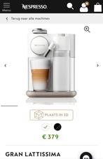 Nespresso koffiemachine GRAN LATTISSIMA, Ophalen of Verzenden, Zo goed als nieuw