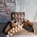 Oud grespotje hakmes snijplank klutser Madeleine-vorm Etage3, Gebruikt, ., Ophalen of Verzenden, .