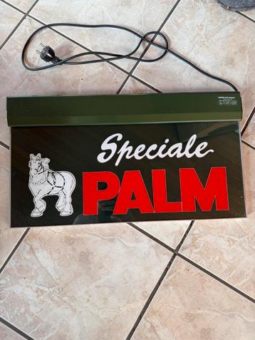 Palm Bier | Vintage verlicht reclamebord lichtbak beschikbaar voor biedingen