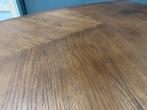 Eettafel l bruin fineer l deens ovaal l 240x100 l NIEUW, 100 tot 150 cm, 200 cm of meer, Ophalen of Verzenden, Zo goed als nieuw