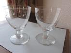 Twee cristal Val st Lambert model Pully stars wijnglazen, Antiek en Kunst, Verzenden
