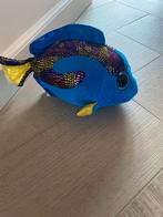 Knuffel Vis - Blauw met Geel, Ophalen of Verzenden, Zo goed als nieuw, Overige typen