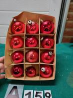 kerstballen rood retro, Ophalen of Verzenden