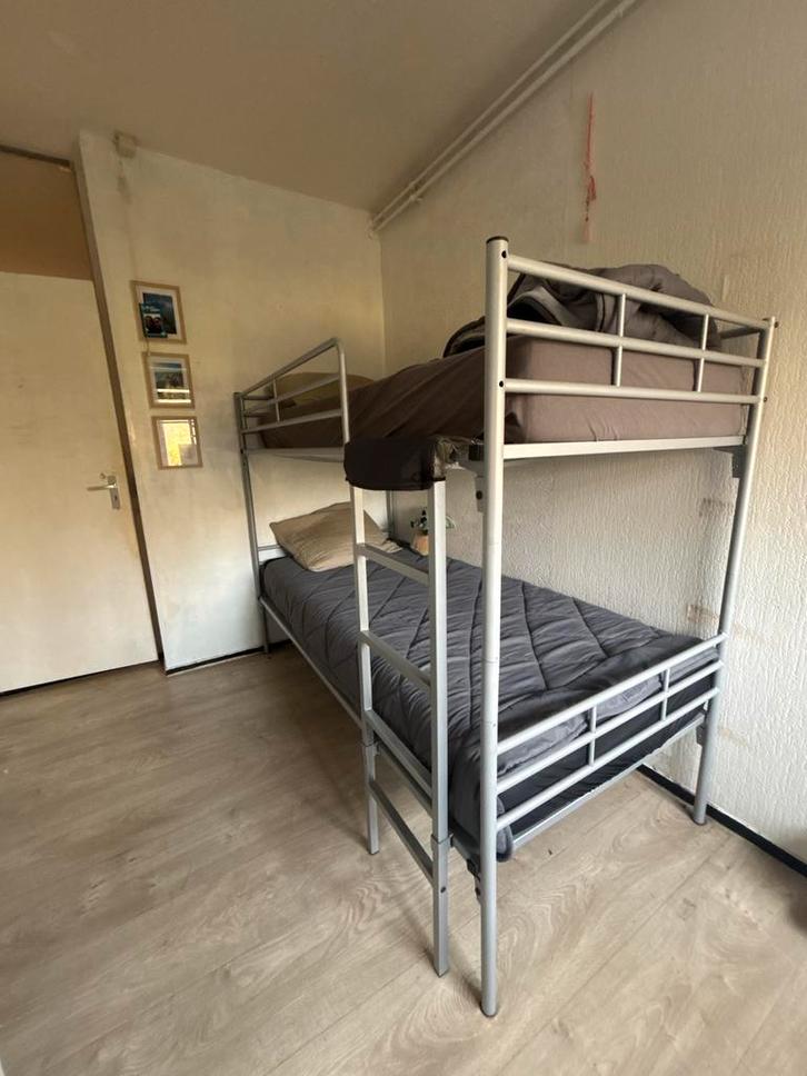 Stapelbed, Huis en Inrichting, Slaapkamer | Stapelbedden en Hoogslapers, Gebruikt, Stapelbed, 90 cm, 200 cm, Eenpersoons, Ophalen of Verzenden