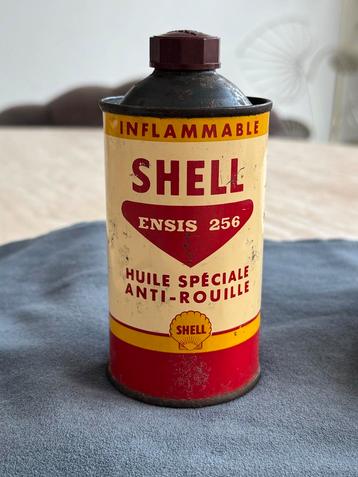 Vintage Shell Ensis 256 Olieblik beschikbaar voor biedingen