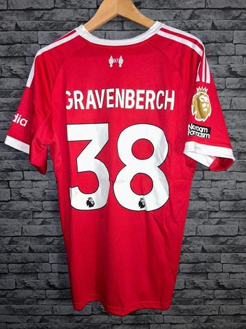 Ryan Gravenberch Liverpool 25/26 Thuisshirt  beschikbaar voor biedingen