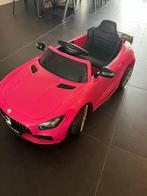 Mercedes AMG V8 roze kinder auto met bluetooth en USB, Ophalen, Gebruikt