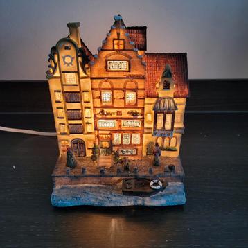 Mooi kerst huisje! Grachtenhuis kerstdorp, goede staat! beschikbaar voor biedingen