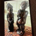 Houten Afrikaans echtpaar., Antiek en Kunst, Ophalen of Verzenden