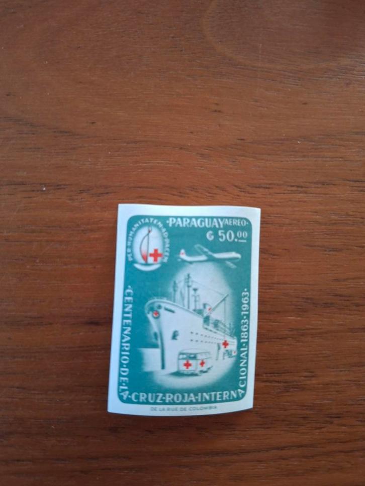 Paraguay Rode Kruis 100 jaar postfris, Postzegels en Munten, Postzegels | Thematische zegels, Ophalen of Verzenden