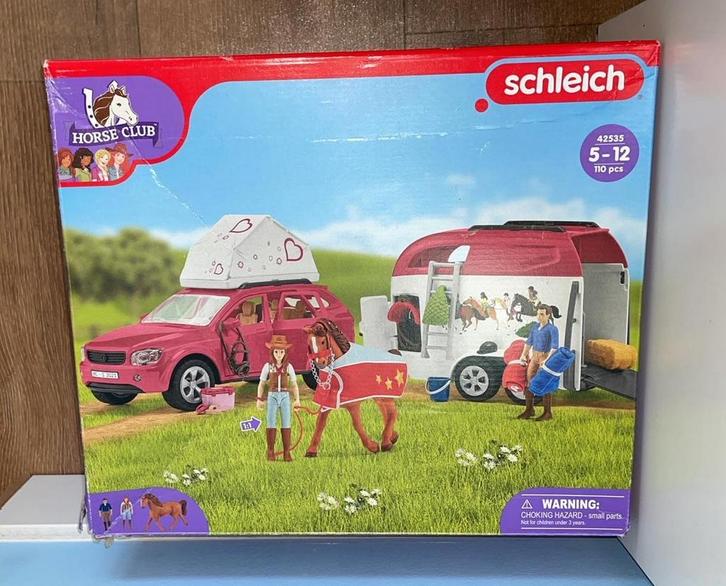 Schleich Paardentrailer Set 42535, Kinderen en Baby's, Speelgoed | Overig, Zo goed als nieuw, Jongen of Meisje, Ophalen