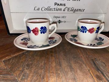 Boerenbont Kopjes en Schotels (2 stuks) beschikbaar voor biedingen