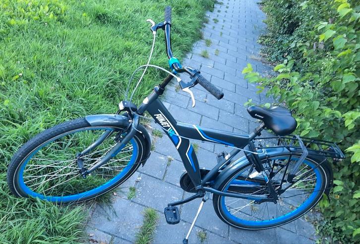 Goedfietsende gebruikte 26 inch FunJet jongensfiets., Fietsen en Brommers, Fietsen | Jongens, Gebruikt, 26 inch of meer, Ophalen
