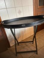 Riverdale Theetafel - Zwart, Huis en Inrichting, Zo goed als nieuw, 75 cm of meer, Ovaal, Hout