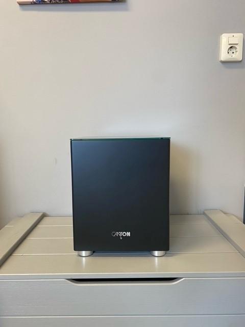Canton | Smart Sub 8 | Subwoofer | Zwart, Audio, Tv en Foto, Luidsprekers, Zo goed als nieuw, Subwoofer, 60 tot 120 watt, Overige merken