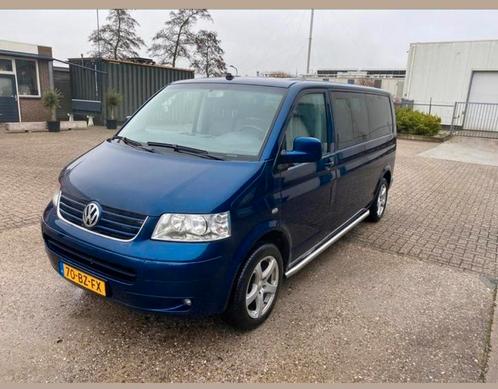 Volkswagen T5 Caravelle L2 - 9 persoons of dubbelcabine -, Auto's, Bestelauto's, Particulier, Diesel, Euro 4, Handgeschakeld, Blauw