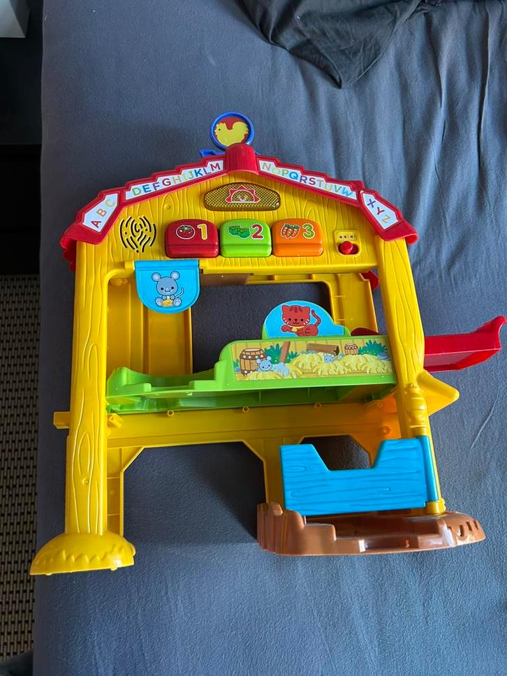Boerderij en kippenhok met kip en keuken, Kinderen en Baby's, Speelgoed | Vtech, Zo goed als nieuw, Ophalen of Verzenden