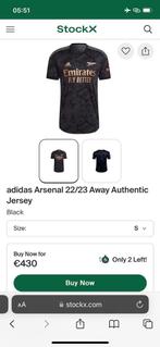 Arsenal 2022/2023 derde shirt zwart goud, Ophalen of Verzenden, Nieuw, Overige maten