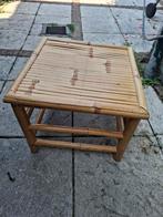 Bamboe tafeltje, Ophalen of Verzenden, Rond