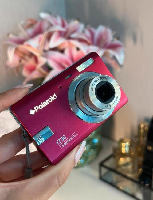 Polaroid T730 digital cam + voorbeeldfoto’s, Audio, Tv en Foto, Fotocamera's Digitaal, Zo goed als nieuw, Overige Merken, 8 keer of meer