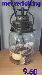 Sfeervolle lantaarn met decoratie, Huis en Inrichting, Ophalen, Gebruikt, 50 tot 75 cm, Landelijk