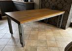 Industriele eettafel, Huis en Inrichting, Tafels | Eettafels, 200 cm of meer, 50 tot 100 cm, Industrieel, Gebruikt