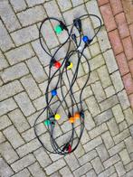 Zgan prikkabel baileys 10 meter incl gekleurde led lampen, Tuin en Terras, Buitenverlichting, Kunststof, Minder dan 50 watt, Overige typen