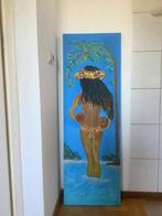 Groot langwerpig schilderij, Antiek en Kunst, Ophalen of Verzenden