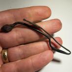 Bodemvondst Keltische la tene fibula brons #2, Ophalen of Verzenden