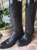 Cowboy western laarzen maat 42 zwart, Kleding | Dames, Schoenen, Ophalen of Verzenden, Zo goed als nieuw, Zwart, Hoge laarzen