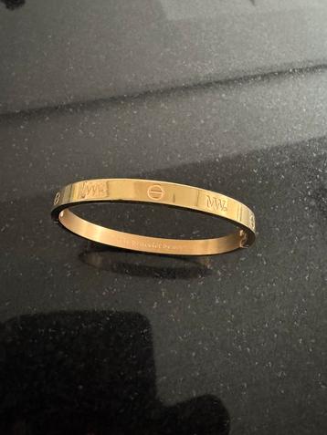 MW love armband goud beschikbaar voor biedingen