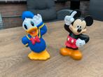 2 zgan gebruikte Disney poppetjes Donald Duck Mickey Mouse, Verzamelen, Disney, Donald Duck, Ophalen of Verzenden, Zo goed als nieuw