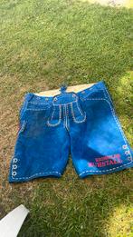 Lederhose maat 54 echt leder, Ophalen of Verzenden, Zo goed als nieuw, Maat 52/54 (L)