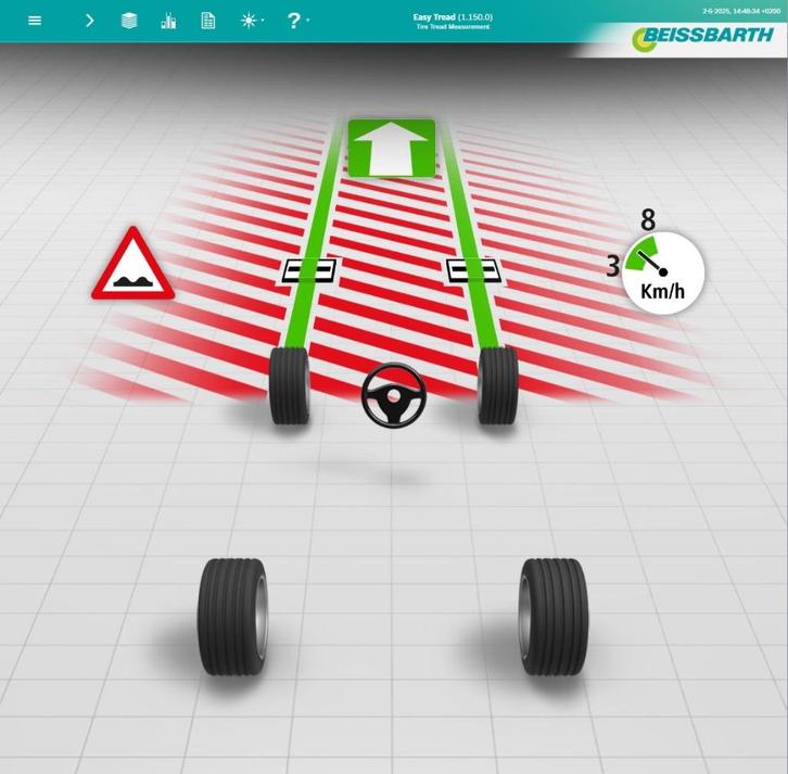 Profielmeterbank Beissbarth computer gestuurt, Auto-onderdelen, Banden en Velgen, Banden en Velgen, Zomerbanden, Overige maten