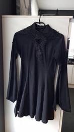 PUNK RAVE women gothic dress WQ-412LQF M-L, Ophalen of Verzenden, Gedragen, Zwart, Boven de knie