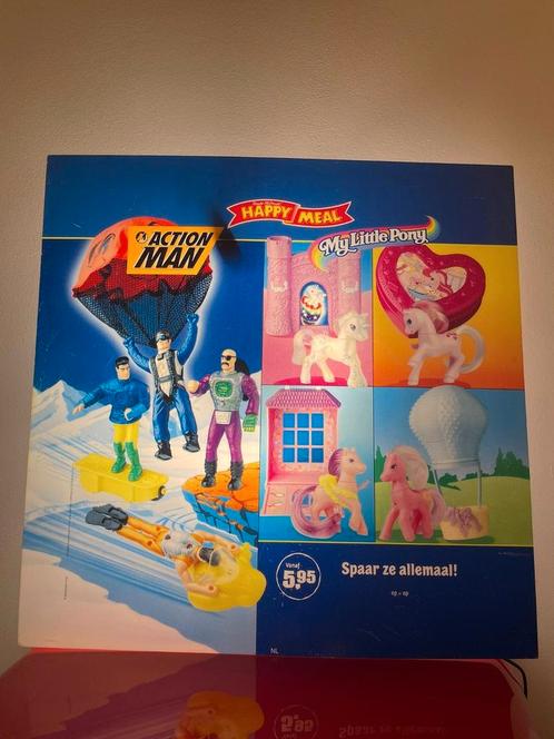 McDonald’s Happy Meal translite Action Man / My Little Pony, Verzamelen, Overige Verzamelen, Zo goed als nieuw, Ophalen of Verzenden