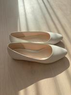 Trouwschoenen Rainbow white shimmer 7.5/40.5 wedding shoes, Ophalen of Verzenden, Zo goed als nieuw, Wit, Schoenen