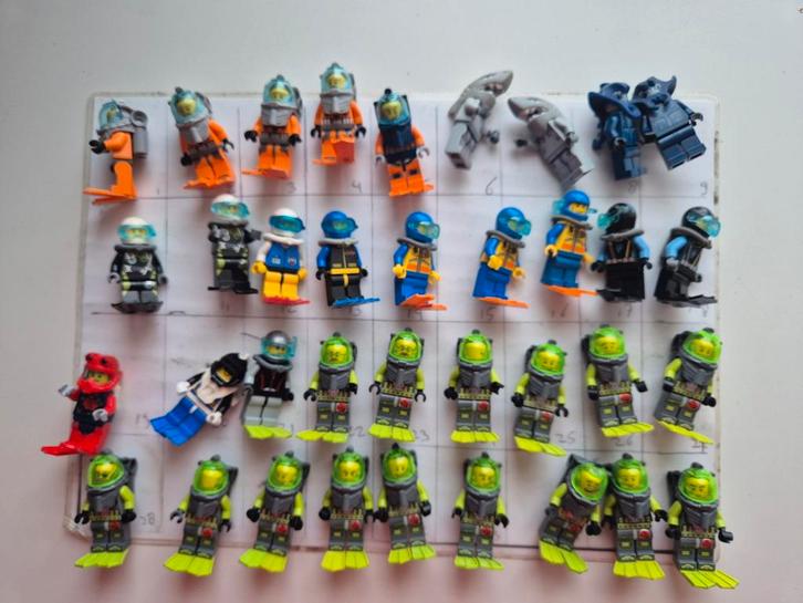 Lego adv30 duiker atlantis city vintage poppetjes diver, Kinderen en Baby's, Speelgoed | Duplo en Lego, Zo goed als nieuw, Ophalen of Verzenden