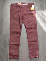 H&M Dames Skinny Low Waist Bordeau Jeans Maat 32 [Nieuw], Nieuw, Blauw, Ophalen of Verzenden, W27 (confectie 34) of kleiner