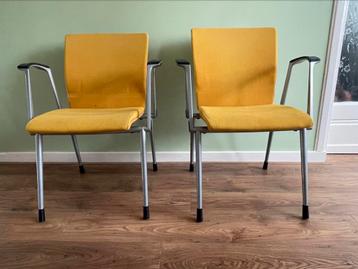 Gele Vergaderstoelen - set van 2 beschikbaar voor biedingen