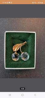 VINTAGE SWAROVSKI BROCHE, Met kristal, Overige materialen, 4 tot 7 cm, Ophalen of Verzenden