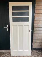 Paneeldeuren met glas voor jaren 30 woning, Doe-het-zelf en Verbouw, Deuren en Horren, Ophalen, Gebruikt, 80 tot 100 cm, Binnendeur