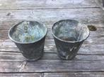 Te koop gevraagd brocante zinken potjes, Ophalen of Verzenden