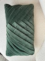 Groen fluwelen sierkussen van Loods5, Ophalen of Verzenden, Zo goed als nieuw, Groen, Rechthoekig