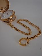 Aero Watch Zakhorloge Verguld met Geel Goud+Horlogeketting., Sieraden, Tassen en Uiterlijk, Horloges | Antiek, Overige merken