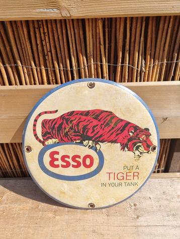Esso Emaille Bord - Put a Tiger in Your Tank beschikbaar voor biedingen