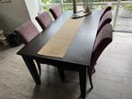 Eetkamer set, Ophalen, Gebruikt, 4 tot 6 stoelen