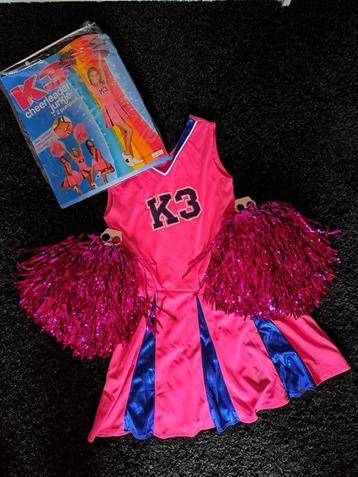 K3 cheerleader jurkje met pompons