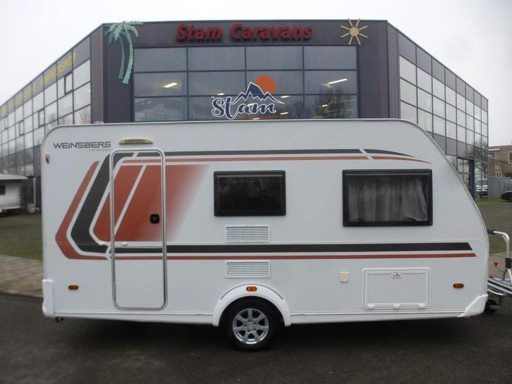 Weinsberg CaraOne Hot Edition 420 QD, Caravans en Kamperen, Caravans, tot en met 4, 750 - 1000 kg, Treinzit, Overige merken, Dwarsbed