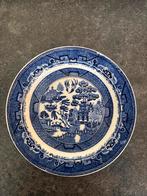 Antiek Willow Servies Bord, Antiek en Kunst, Antiek | Schalen, Ophalen of Verzenden
